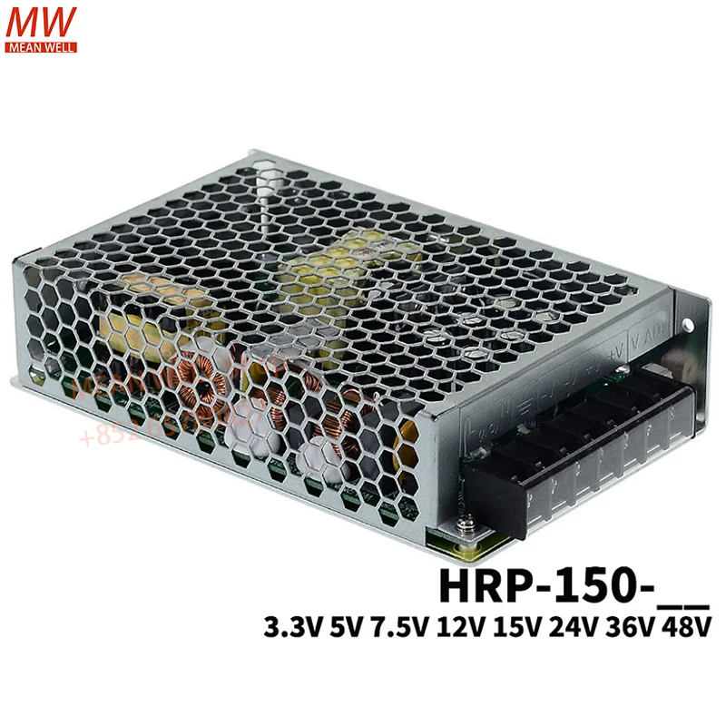 

MEAN WELL 150W Single Output with PFC Function HRP-150-5 HRP-150-7.5 HRP-150-12 HRP-150-15 HRP-150-24 HRP-150-36 HRP-150-48