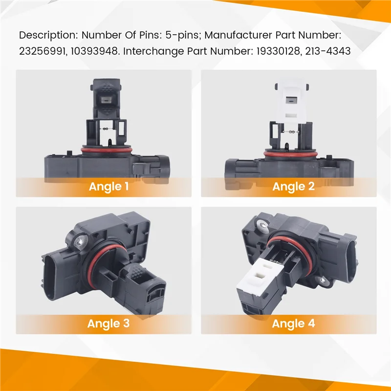 

GROCE-массовый датчик расхода воздуха, датчик MAF для Chevy Avalanche Cadillac CTS Escalade 2009-2012 23256991 10393948