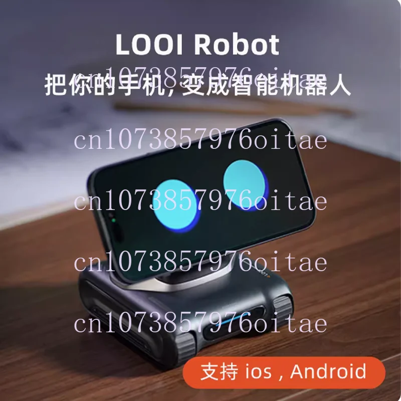 Picture 3: New LOOi Smart Robot Ai Desktop Move Transforming Mobile for IPhone/Android Phones Into Intelligent Electronic Automation Robots