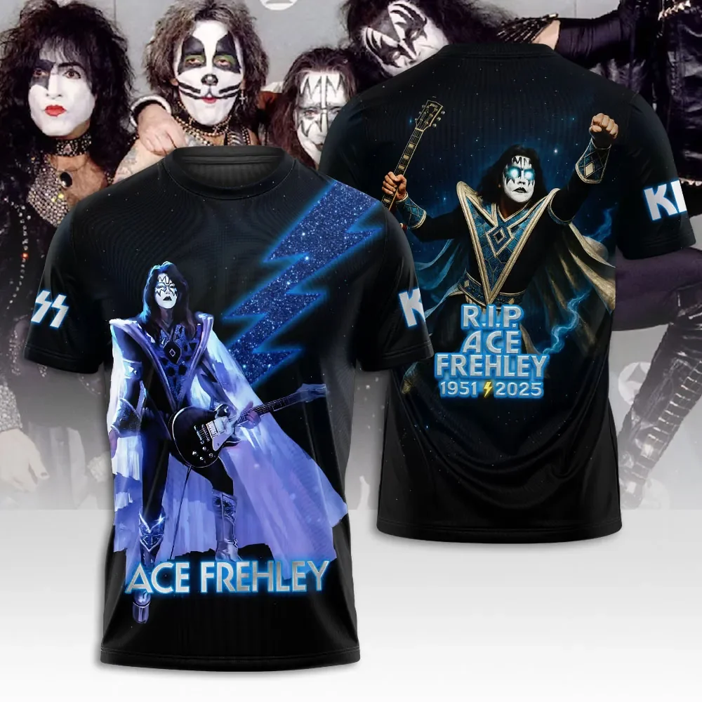 

Classic Rock Kiss Band 3d Print Tshirt Men Women Fashion Short sleeve T-shirt Hip Hop Tops Men Heavy Metal Music Clothing
