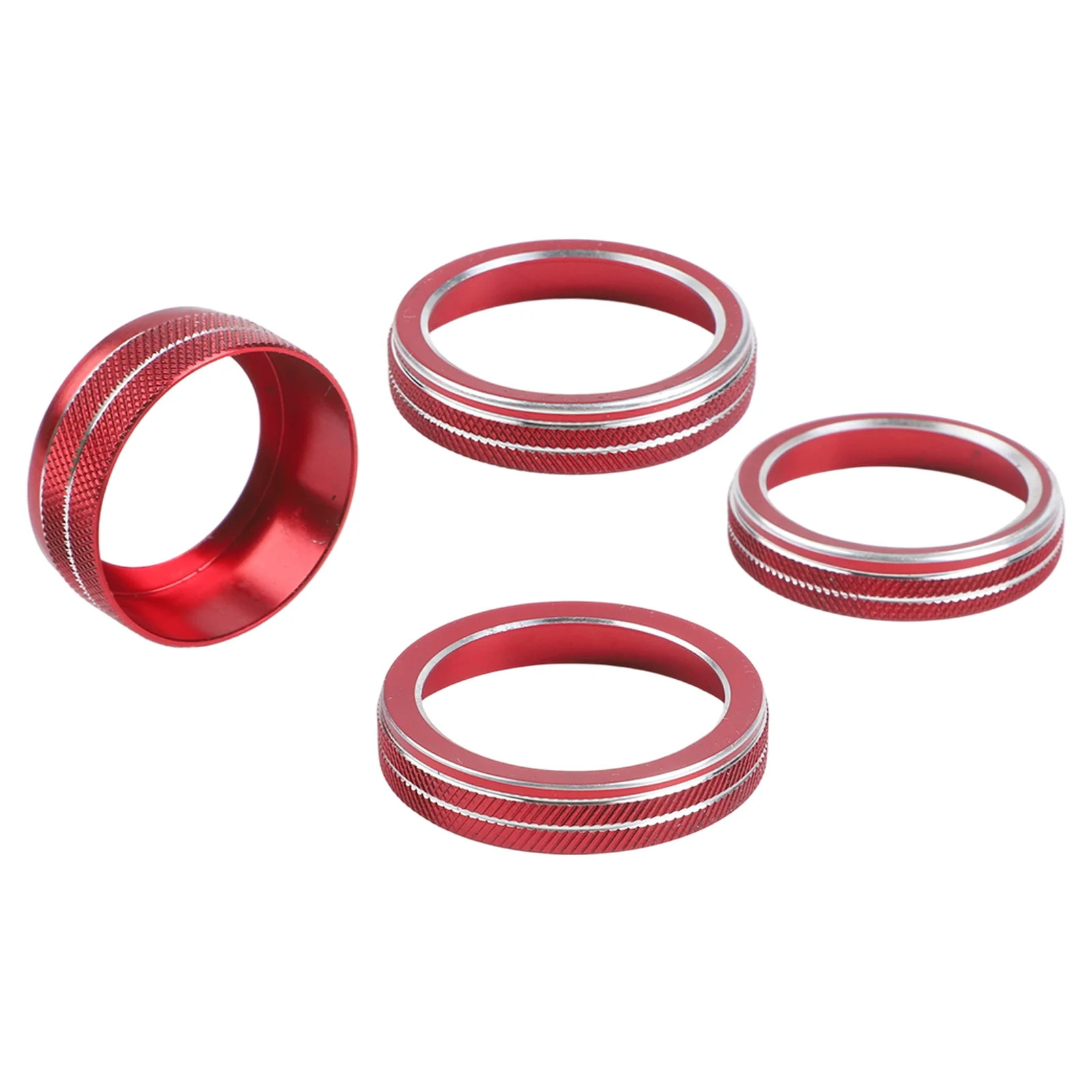 CNC Aluminum Knob Cover AC Headlight Button Cover Easy Tool-Free Setup Rust Resistant Material Simple Installation