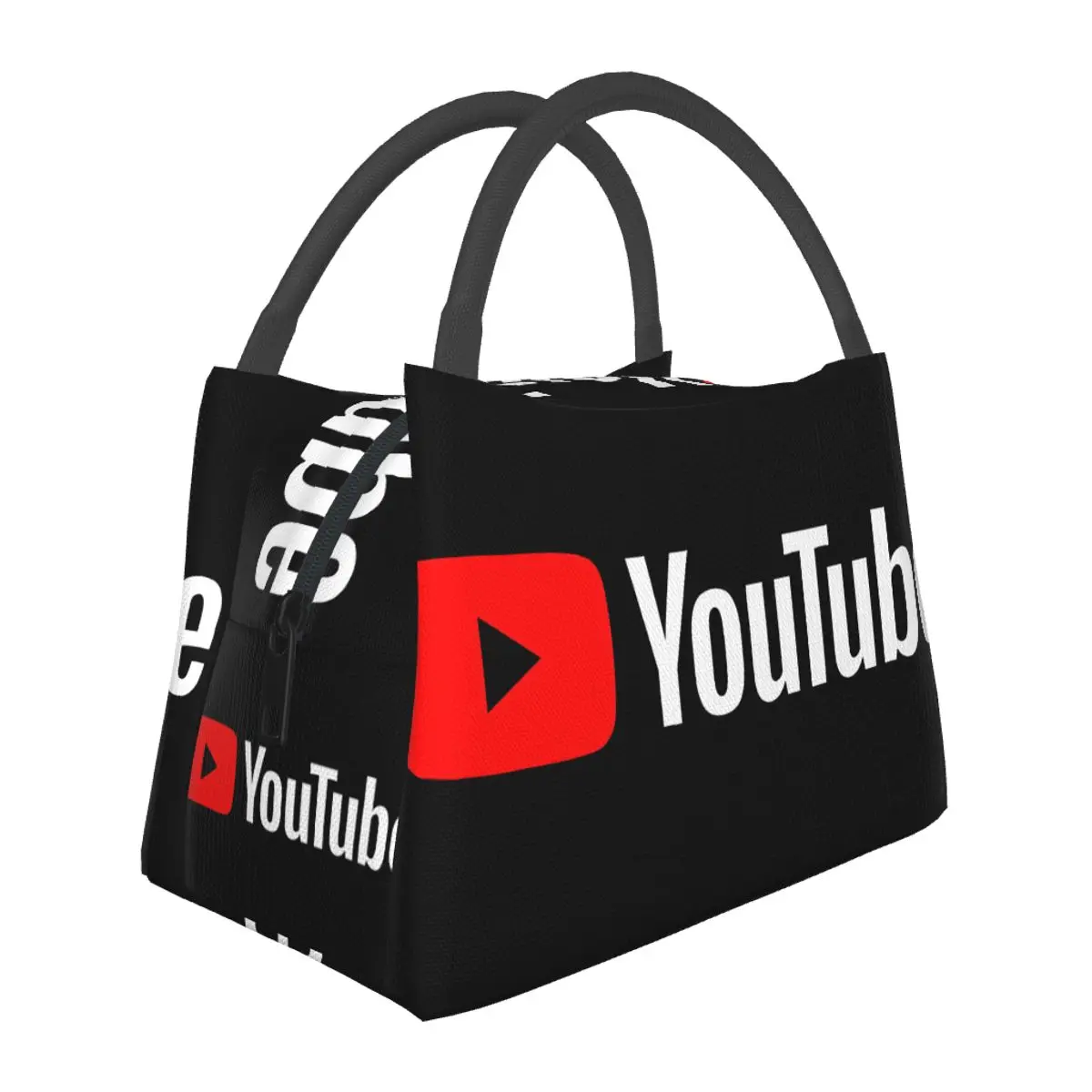 

New YouTube Logo Portable insulation bag for Cooler Food Office Pinic Container