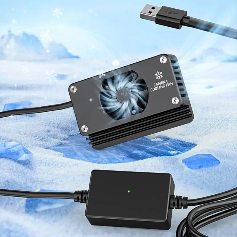 Складной вентилятор охлаждения камеры для камеры для камер A7M3/A7R3/A7R4A1 Coolers Hearsink с авиационной алюминиевой сборкой