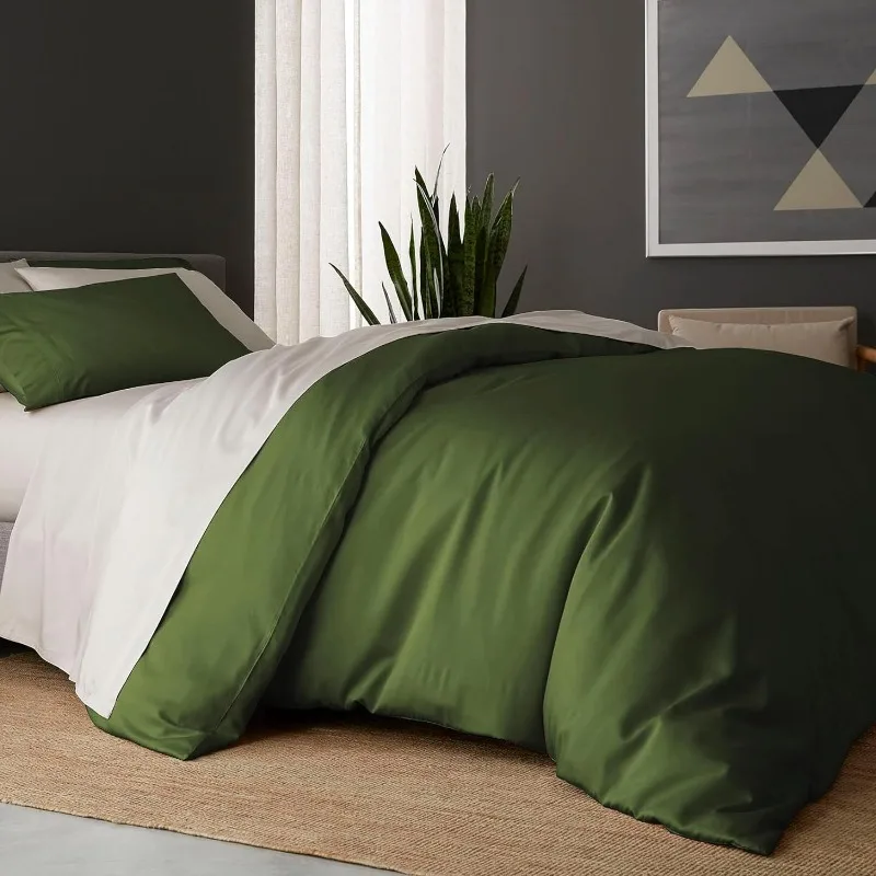 Duvet Cover Set, 100% Viscose derived from Bamboo, Organically Grow,Cooling Duvet Covers, King/Cal King