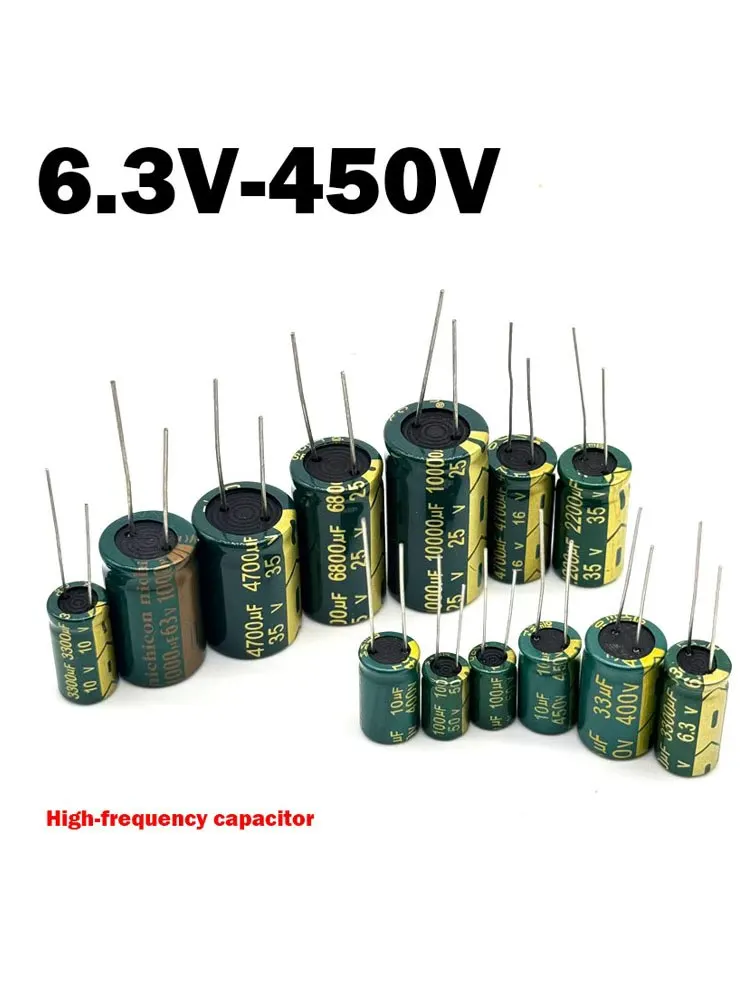 Aluminum Electrolytic Capacitor 6.3V 10V 16V 25V 35V 50V 400V 450V 470UF 100UF 220UF 330UF470UF 680UF 1000UF 47UF10UF 22UF 1UF image 6
