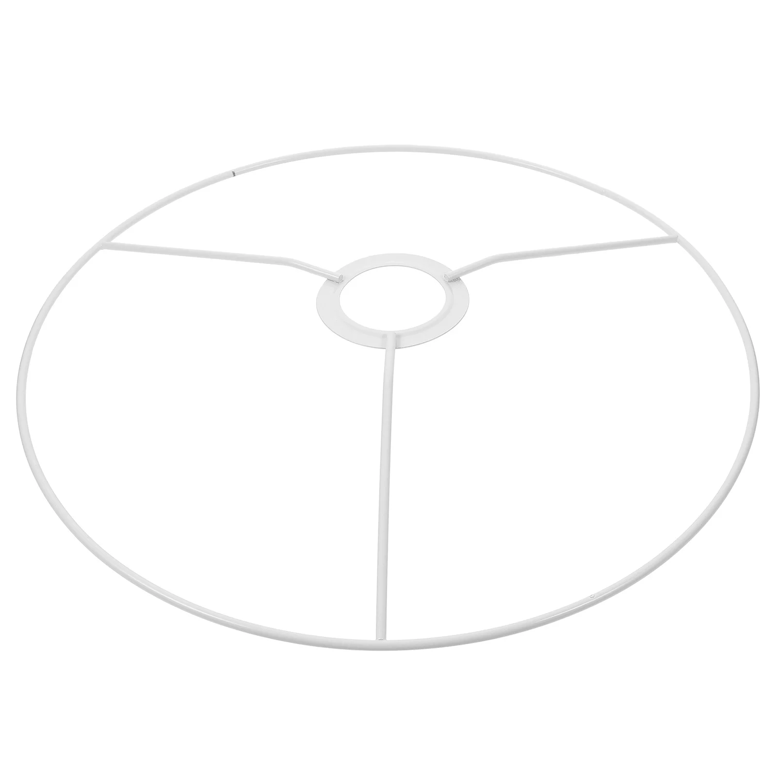 

Circular Lampshade Frame 1pc for Ceiling Chandelier Pendant Light Ring Holder White Lamp Shade Bracket Floor Lamp Compatible