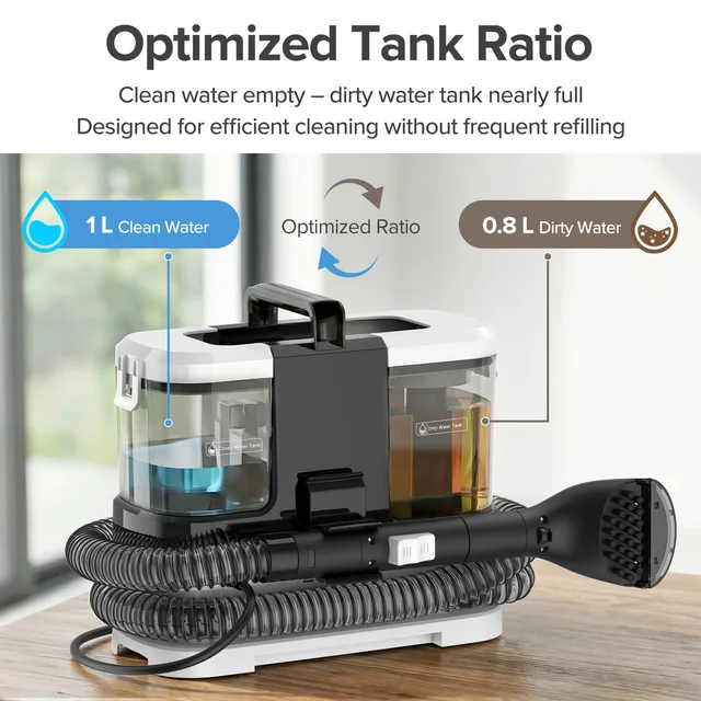Lubluelu V2 Portable Carpet Upholstery Spot Cleaner 3-in-1 Spray Brush Vacuum 12KPa Powerful Suction Compact Storage for Home/ Sofa/Carpet/Car Seats 6 Lubluelu V2 Portable Carpet Upholstery Spot Cleaner 3-in-1 Spray Brush Vacuum 12KPa Powerful Suction Compact Storage for Home/ Sofa/Carpet/Car Seats 6