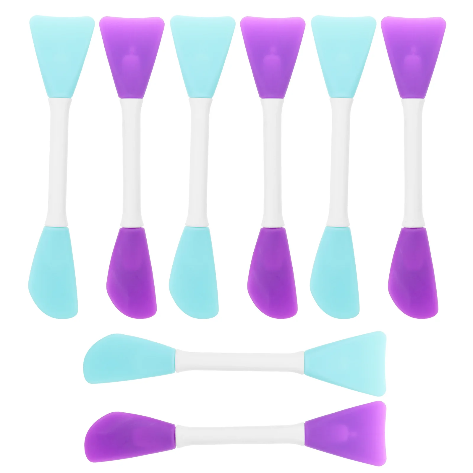 

8 Pcs Mask Brush Printing Scraper Stirring Rod Student Mixing Silica Tools