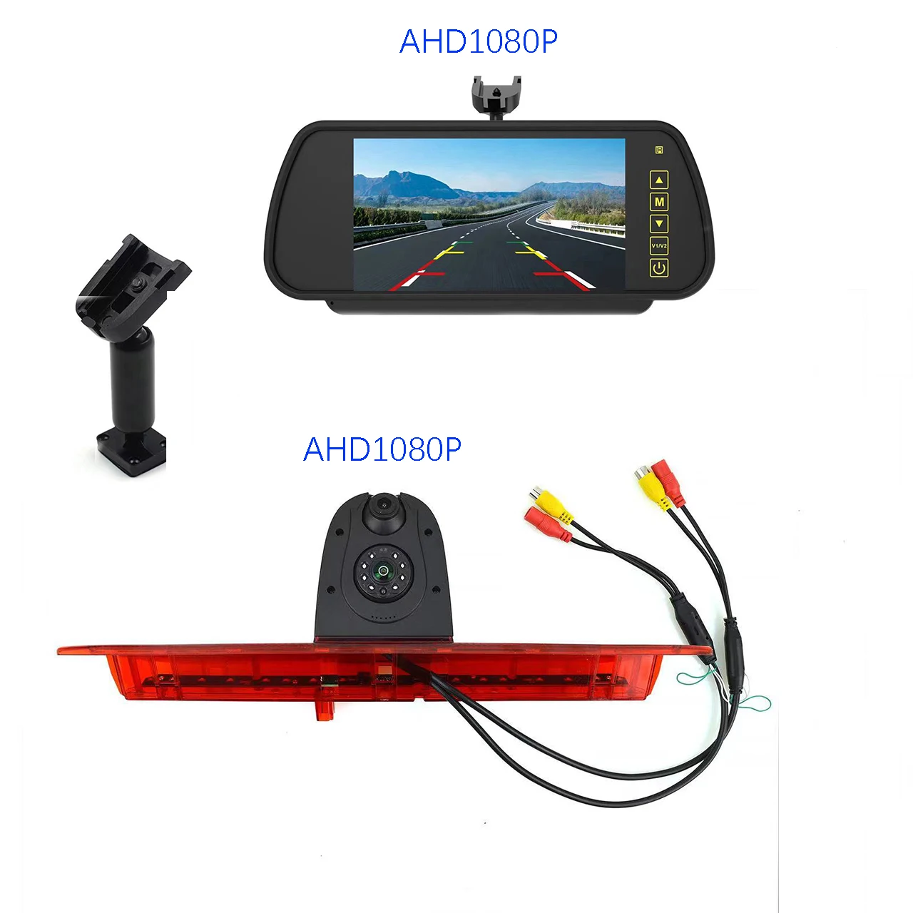 

Car Rear View Camera Backup Reversing Camera With Monitor For Ford Transit 2014 2015 2016 2017 2018 Dual Lens Night Visioncamera