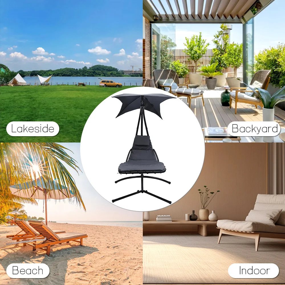 Moderne Freizeit Outdoor Garten Traum Hängen Stuhl Hängen Balkon Schaukel Outdoor Hängematte Rattan