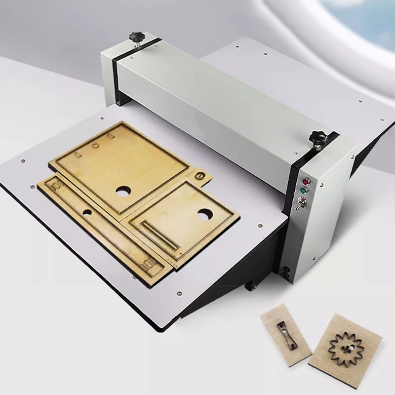YH-500 Electric Die-Cutting Machine Custom Shape Cutting Machine Hangtag & Card One-Step Stamping Machine Leather(Customized)