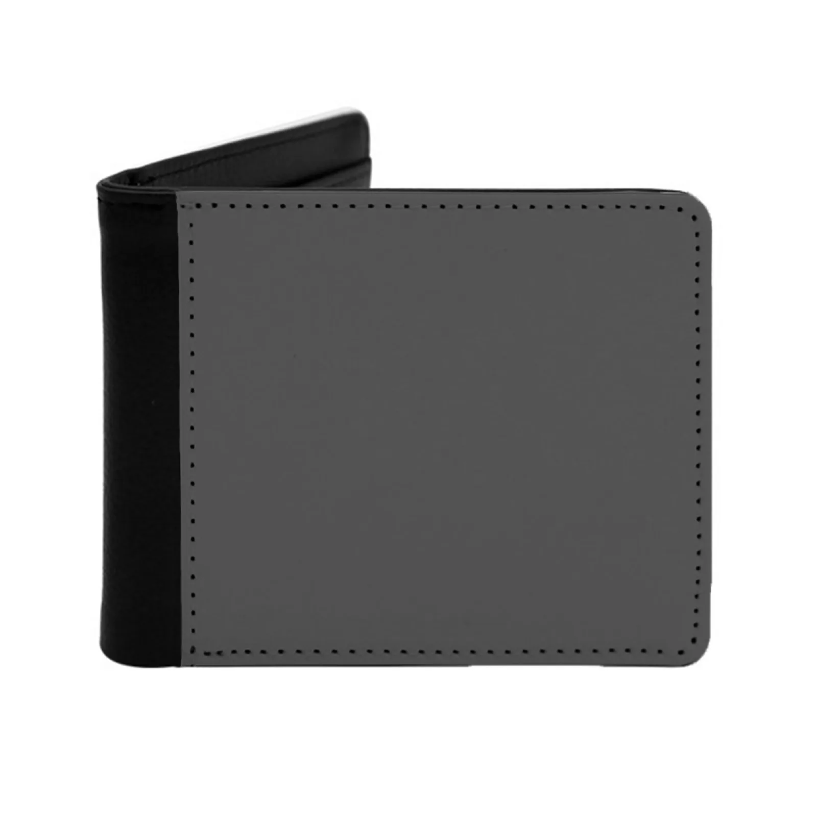 

Dark Gray Personalized Wallet For Men And Women Pu Leather Short Pocket Purse Dark Gray Dark Grey Dark Gray Grey Solid Palette