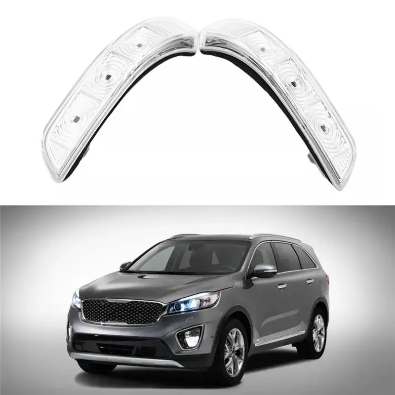 A13F-3 مصباح ليد عدسة مرآة الرؤية الجانبية بدوره مصباح إشارة مصباح لكيا سورينتو 2011-2015