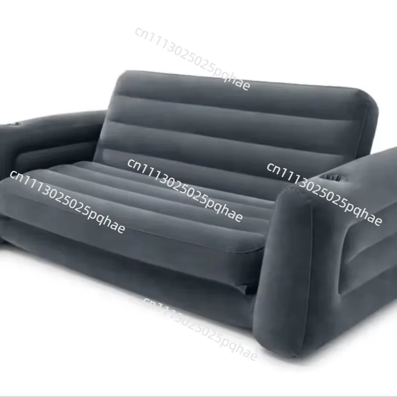 Double folding sofa lazy inflatable sofa bed lunch break recliner