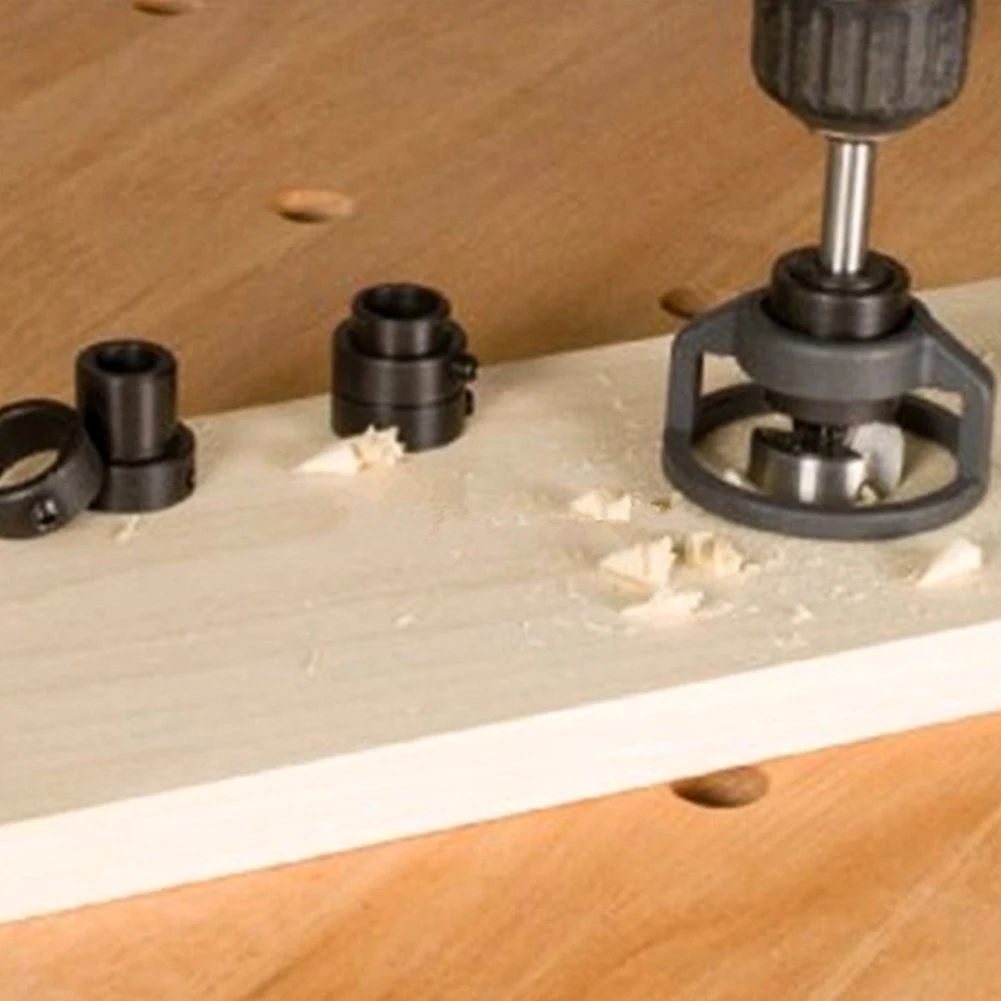 Stopień Kołnierzowy Wiertło Stopień Kołnierzowy 3 szt. 6 8 10mm Kolor Czarny Materiał HSS Lokalizator Wiertło Wiertła do Drewna Części