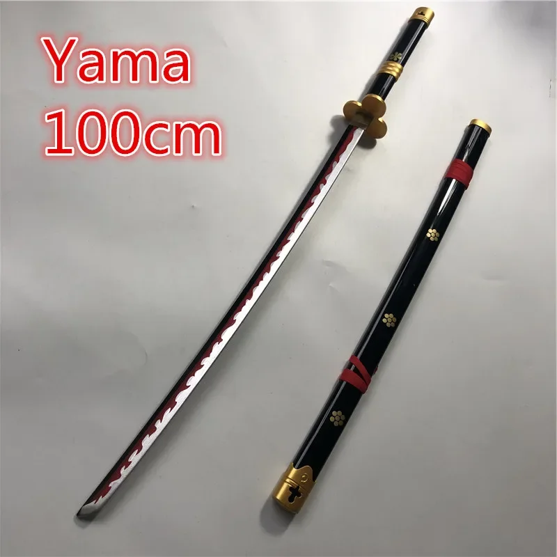 1:1 Yama SSR magia Arma espada Cosplay Ninja Katana Espada de Madeira Espada Samurai Faca Prop Brinquedos Armados Para Adolescentes 100 centímetros