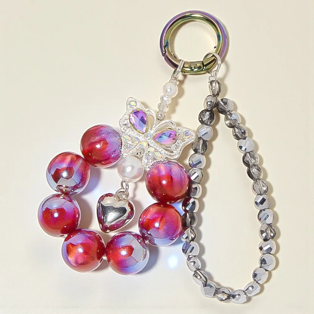 

1PC Trendy Starry Sky Resin Beads Key Ring Metal Personalized Keychain Beer Can Kitchen Bar Tools Accessories Gift Wholesale