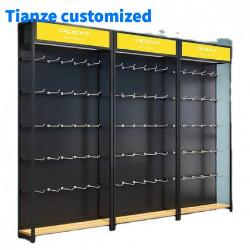 （customized）Hot Sale New Design Smoke Wine Racks Shop Shelv Supermarket Metal Retail Showcases Shelving