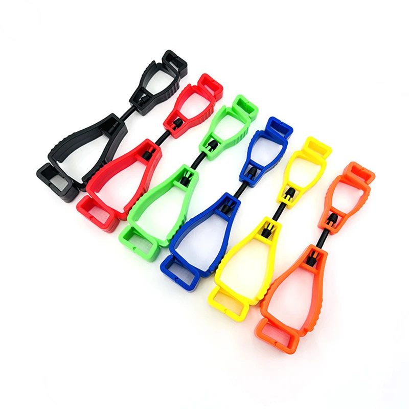 New 1PC Plastic Glove Clip Hanger Safety Glove Holder Working Gloves Clips Work Clamp 5Colors