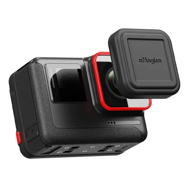 Dla Insta360 Ace Pro silikonowa osłona obiektywu obiektyw kamery akcji pokrywa ochronna dla Insta360 Ace Pro akcesoria