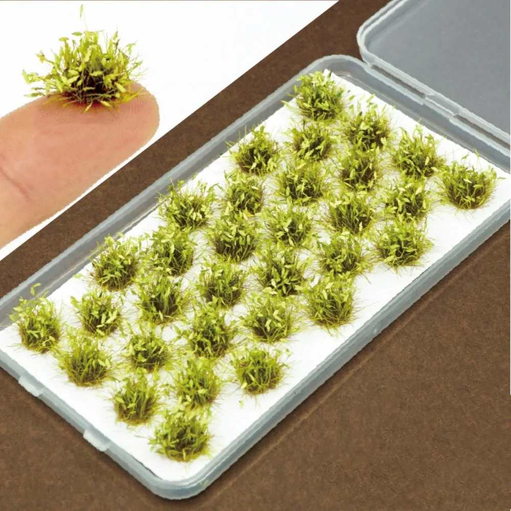 

Модель кластеров острой листовой травы Изготовление моделей искусственной травы Миниатюрные кусты травы Железнодорожный поезд Смола Маленькая модель травы