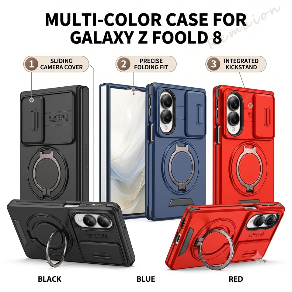 Armor Magnetic Phone Case For Samsung Galaxy Z Flip 8 7 6 5 Matte Shockproof Cover Magsafe Shell For Z Flip8 Ultra Flip7 Flip6