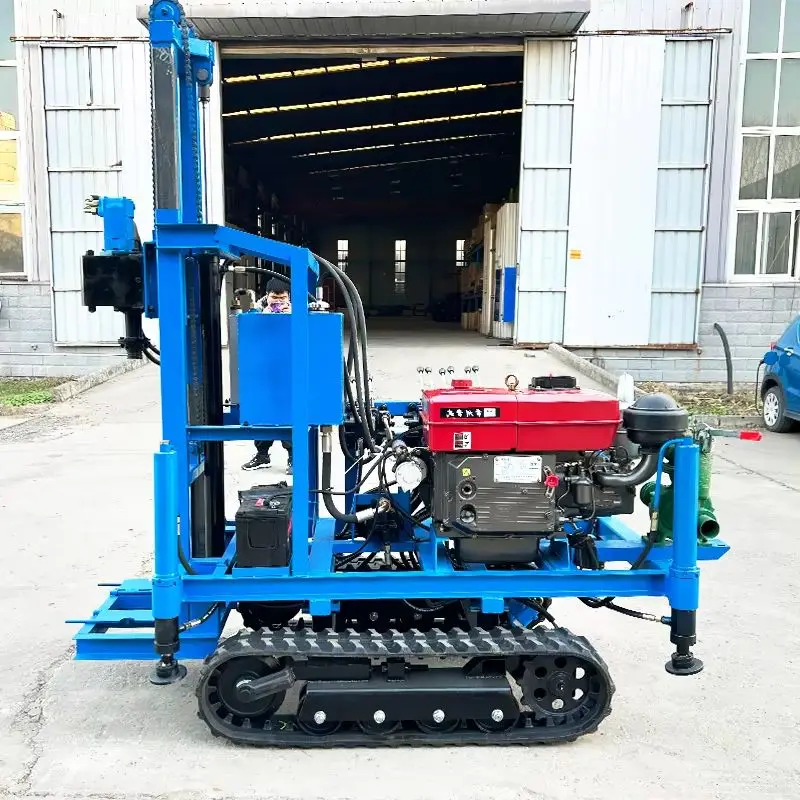 

Customized Crawler Deep Well Drilling Machine 100-200m Diesel-Powered Mud Pump Exploration Drilling Equipment