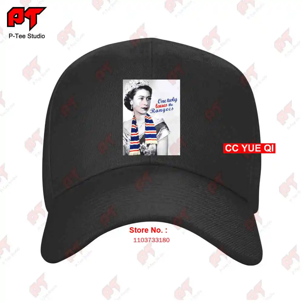 Meme Fan Rangers Glasgow Scozia Regina Elisabetta 01 Baseball Caps Truck Cap FZ19