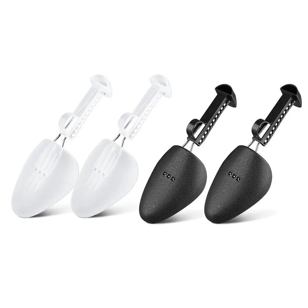 

1/2 Pairs Adjustable Plastic Shoe Stretcher Portable Prevent Creasing Shoe Shape Holder Breathable Foldable Shoe Trees