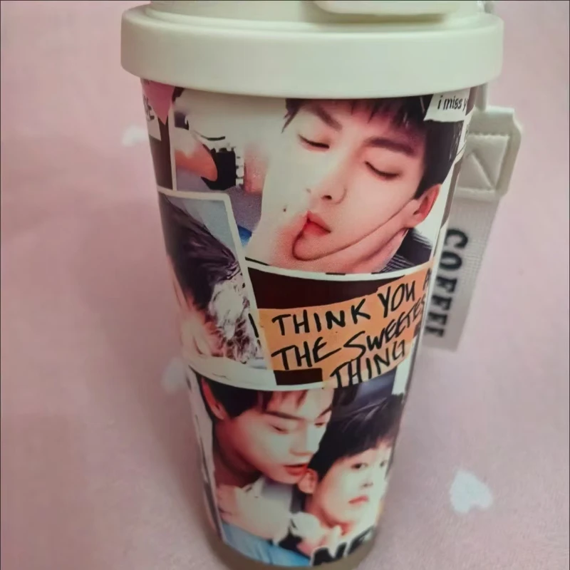 

Revenged Love WuSuo Wei периферийные мультяшные милые чашки-термос творческая личность домашняя портативная автомобильная кофейная кружка соломенная чашка подарок