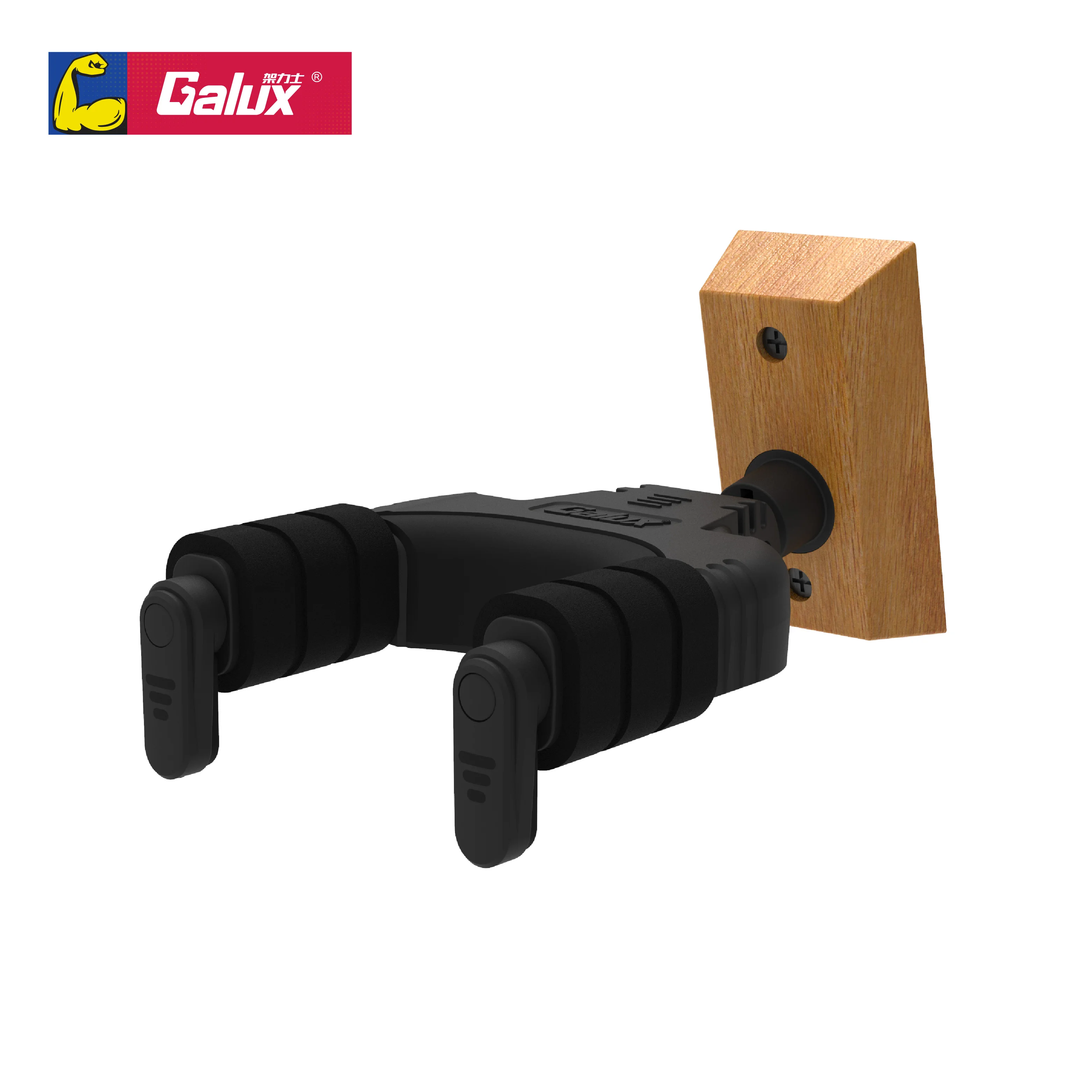 GALUX GH-110W Gitaar Muurhouder Mount Stand Zinklegering Zwaartekracht Zelfsluitende Gitaarhaak Muurhangers Gitaaronderdelen en accessoires