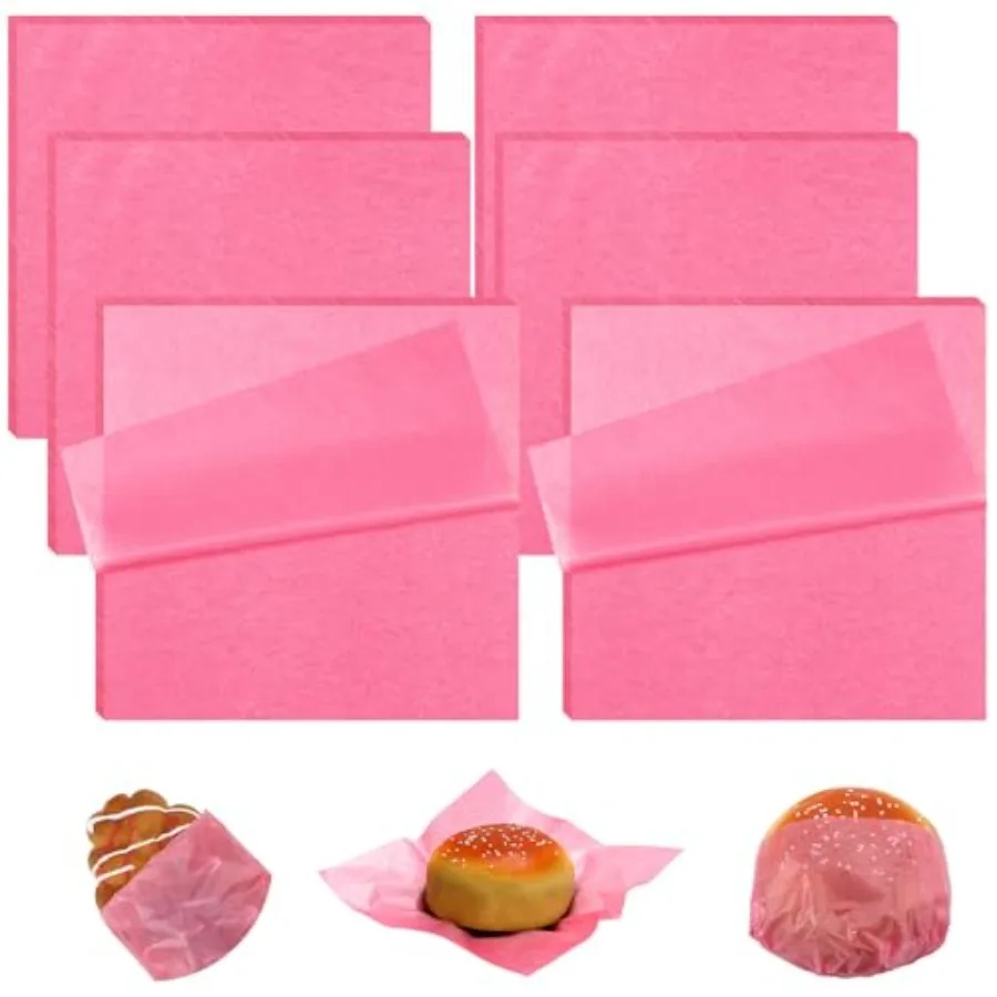 240 Pcs Deli Paper Sheets Sandwich Dry Wa Paper Oil Proof Food Basket Liners Food Wrapping Sheets for Bread, Party, Picnic, Fes
