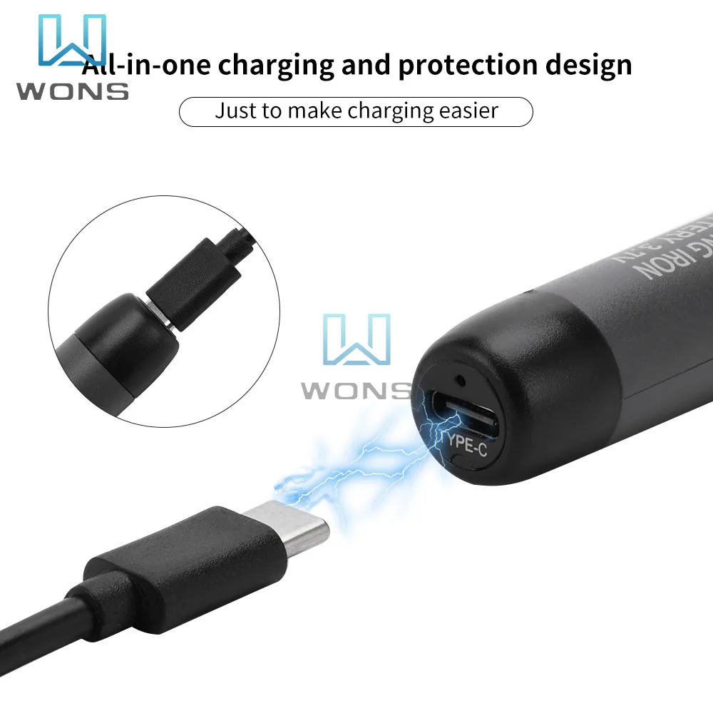 Wielofunkcyjny cyfrowy zestaw lutownicy elektrycznej USB Inteligentny zestaw 300-450℃ Narzędzie do lutowania z regulacją temperatury