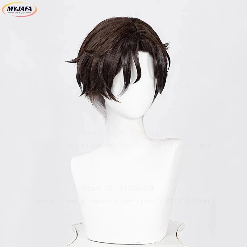 

w;2,c\4.g;Mr. Cosplay Wig Honkai Star Rail Reca 30CM Short Heat Resistant Synthetic Hair Anime Role Play Wigs + W6,b'8\j'7/