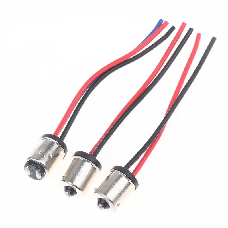 

【MO】2 шт. автомобильных разъемов для ламп 1156 1157, штекерный разъем для светодиодных указателей поворота, адаптер для автомобильных светодиодных ламп