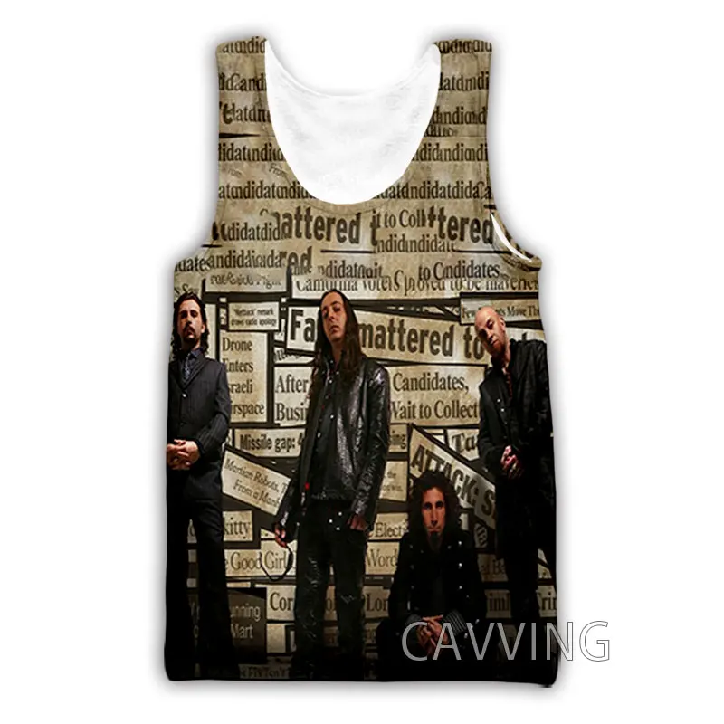 CAVVING 3D Printed System of a Down Tank Tops Harajuku Vest Summer Undershirt Shirts Streetwear for Men/women V01