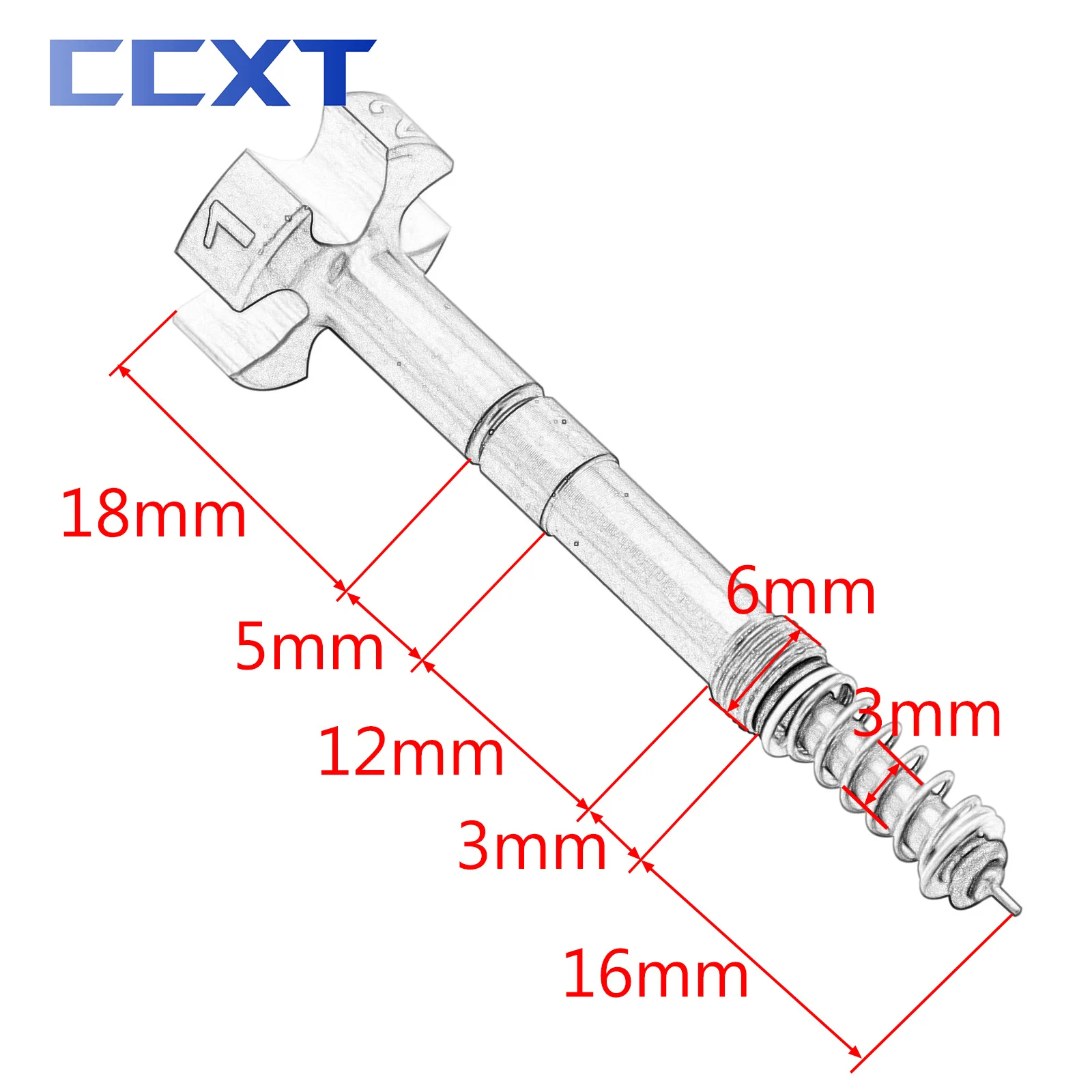 Motorcycle Keihin FCR Carburetor Easy Air Fuel Mixture Screw Aluminum For KTM Honda Yamaha Kawasaki Suzuki Motocross Universal