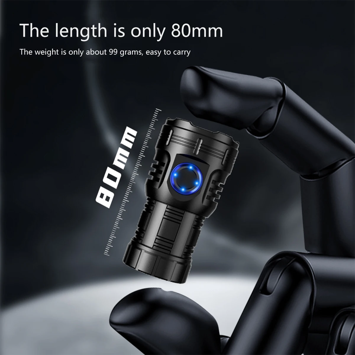 3050LM 8 XPG Lamp Bead Rechargeable Flashlight Multi-functional Long Range Ultra Bright Portable Torch Lllumination