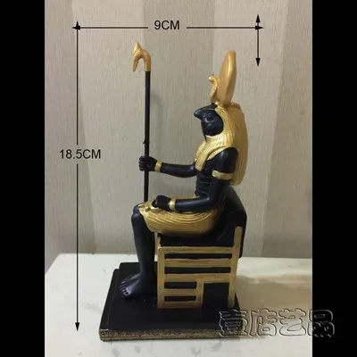 

New Egyptian seated Osiris Isis goddess Benu bird God lion God ornament tourist souvenir DECORATION ORNAMENTS CRAFTS