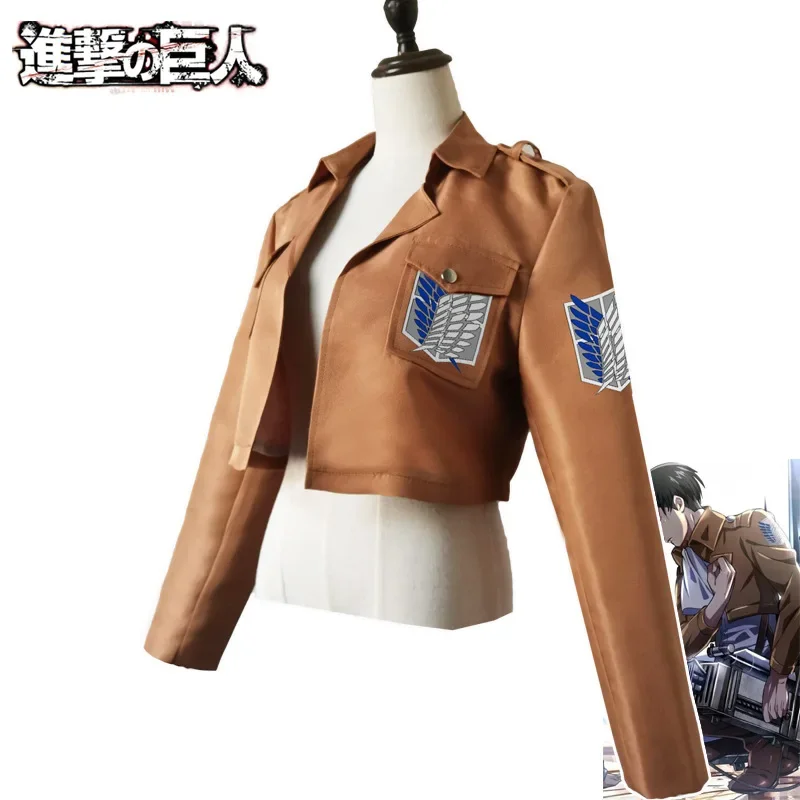 Anime Attack On Titan Jacket Cloak Shingeki No Kyojin Cosplay Costumes Ataque A Los Halloween Aot Clothes Attaque Des Titans Snk