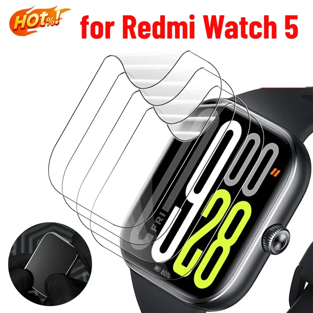 Full Clear Protective Films Hydrogel Protective Film 1-10pcs Screen Protecto for Redmi Watch 5