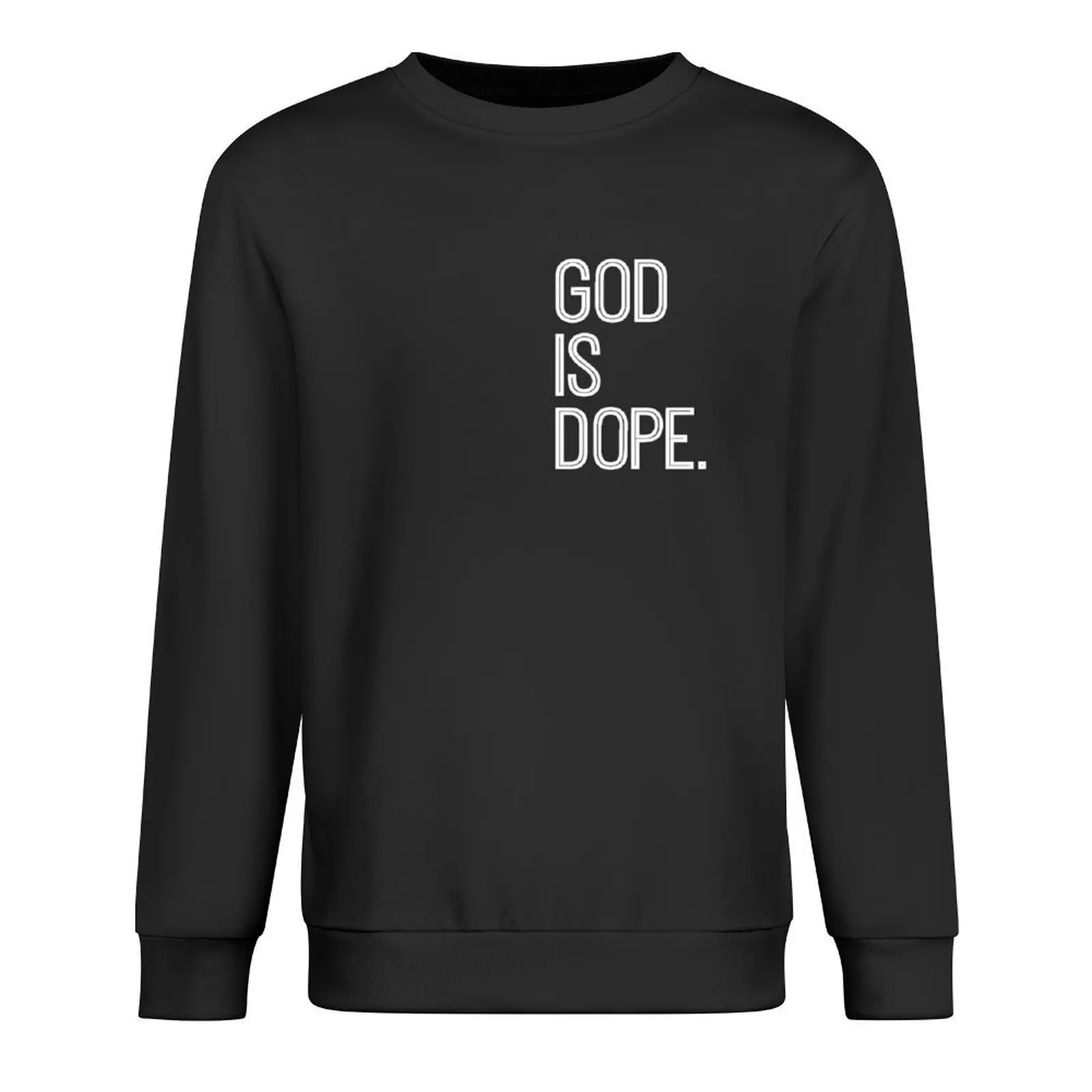 God is Dope Pullover معطف رجالي ملابس رجالية سترة شتوية ملابس رجالي سترة جديدة #1