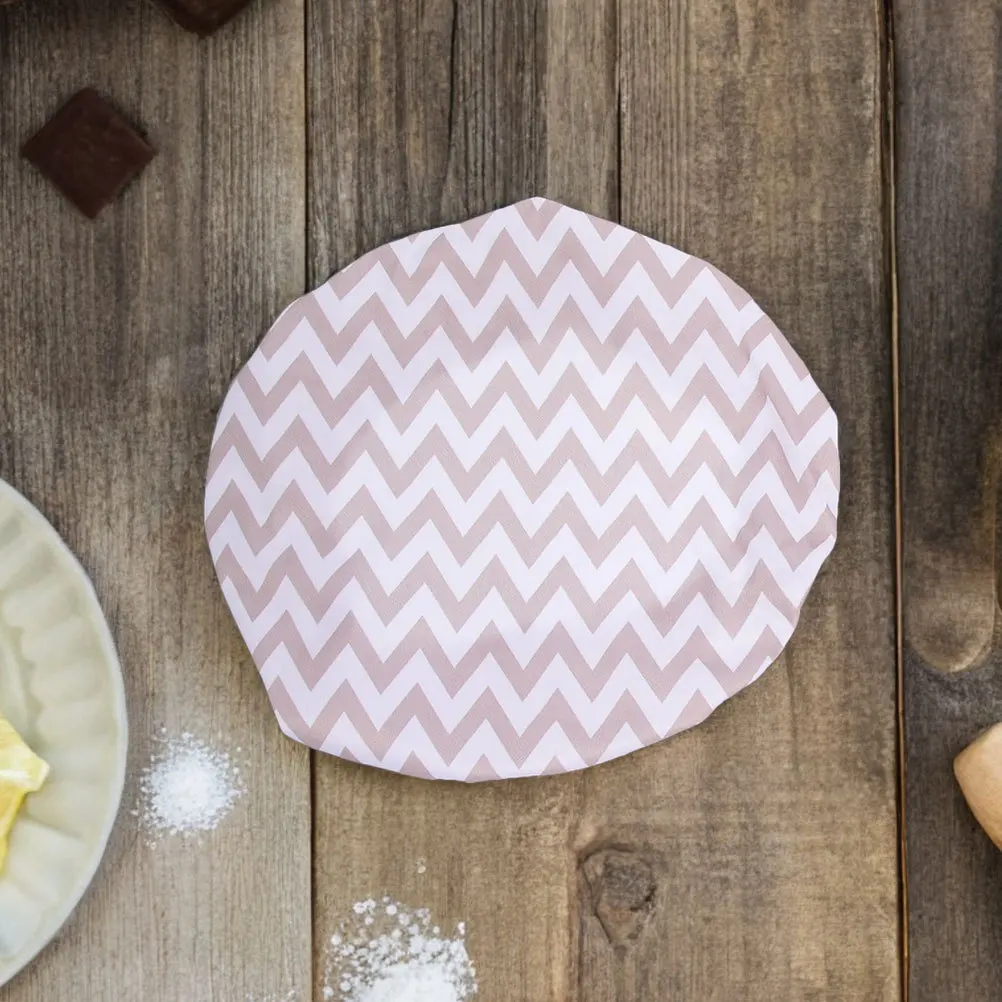 

3Pcs Elastic Cotton Bowl Covers Reusable Fabric Food Storage Lids Fresh Keeping Universal Kitchen Covers Bowl Cloth