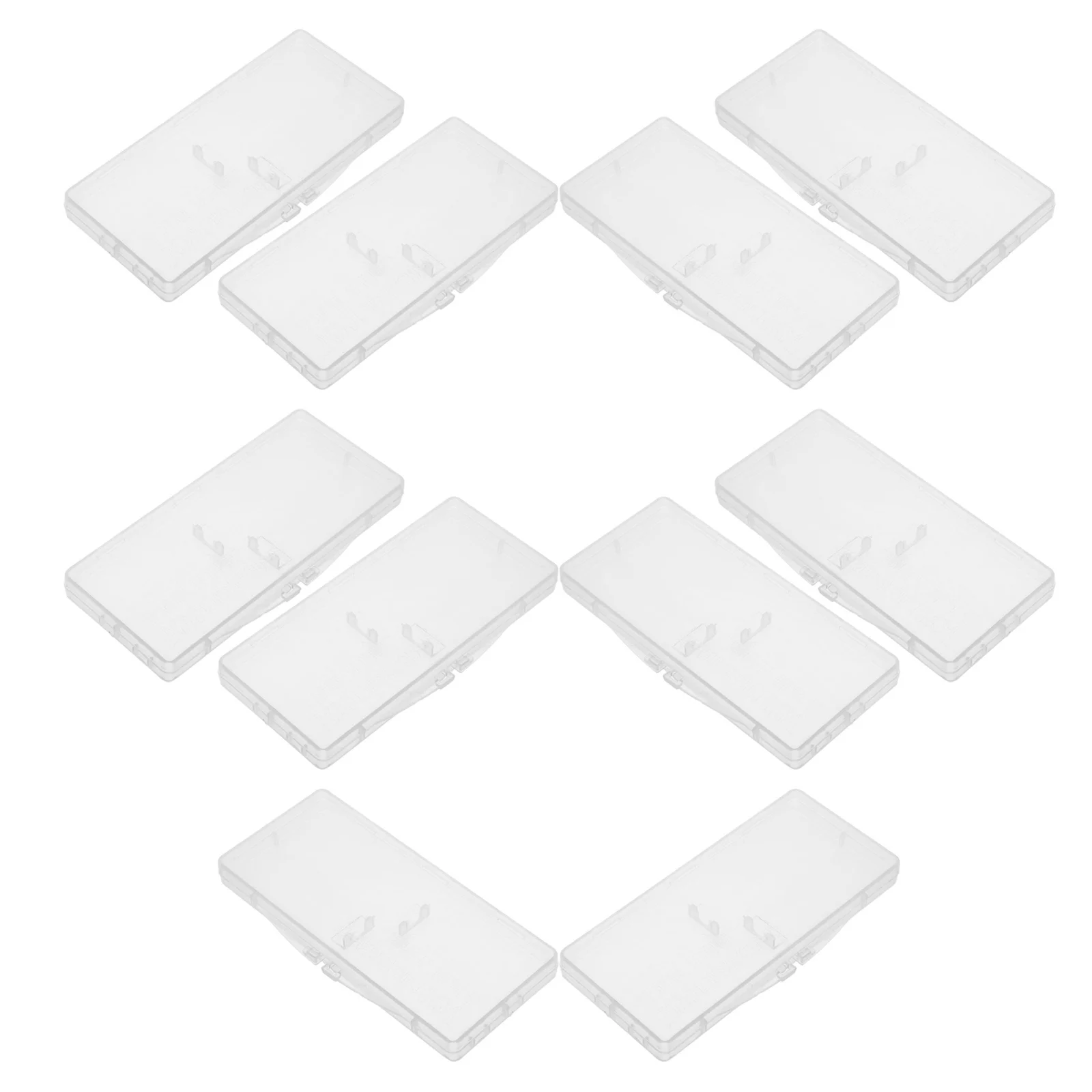 

10pcs Interdental Brush Storage Box Transparent Dental Tool Organizer Case for Travel Home Use Pen Box Container Plastic
