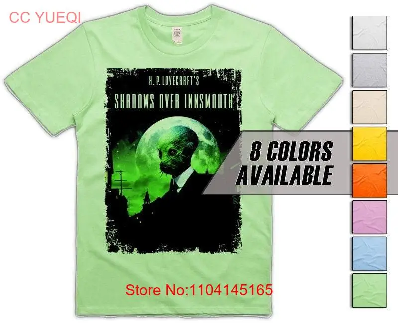 Shadows over Innsmouth V3 Lovecraft Men's T Shirt all sizes S 5XL 8 Colors available long or short sleeves