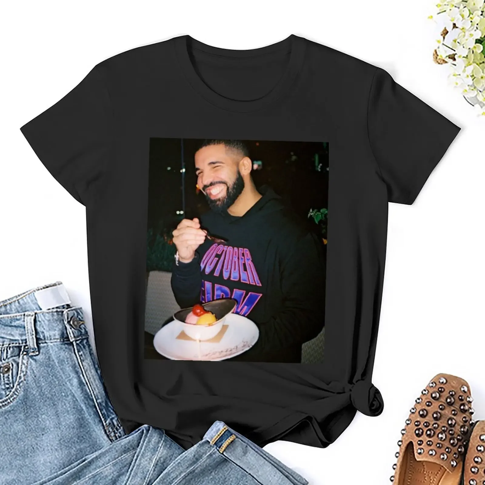 Drake being Drake T-shirt moda coreana vestiti estetici costanti progetta la tua maglietta da donna