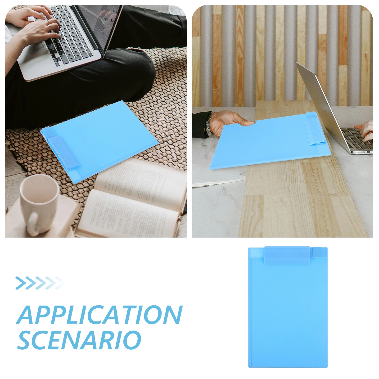 

Writing Board Clip Clipboard with Storage Clipboards Holder Paper A5 Profile Material