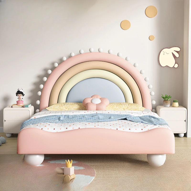 European Support Childrens Bed Pretty Unique Living Room Frame Kids Beds Princess Modern Cama Matrimonial Bedroom Furniture