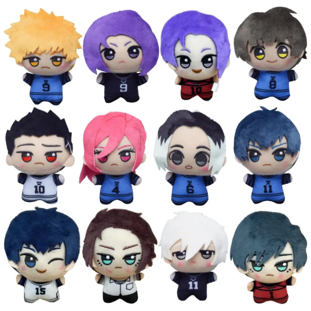 11cm 블루록 봉제인형 펜던트 나기 시시로 이사기 요이치 치기리 바치라 메구루 미카게 레오 린 이토시 백팩 키체인 선물