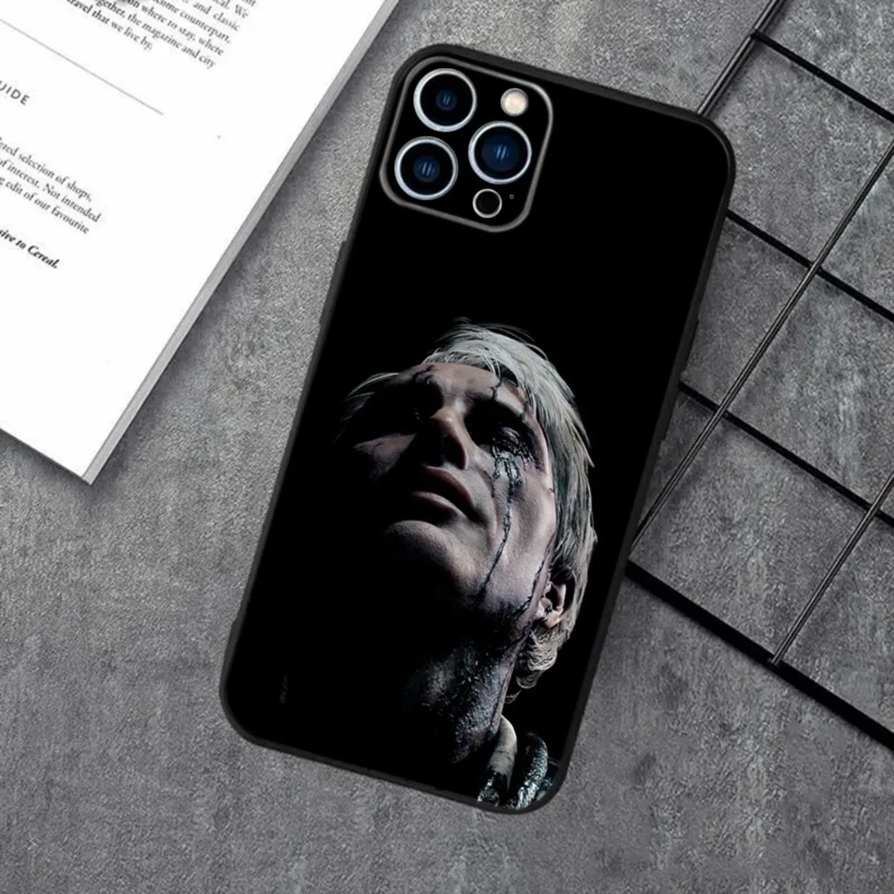 M-Mads Mikkelsen Phone Case For Apple iPhone 15,14,13,12,11,XS,XR,X,8,7,Pro,Max,Plus,mini Silicone Black Cover